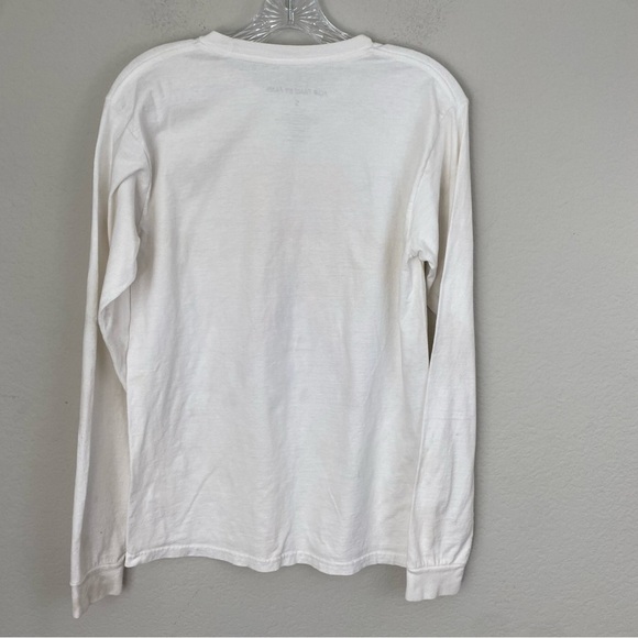 For Fans By Fans White Long Sleeve Japanese Anime Tee Shirt Small Unisex - Picture 5 of 6